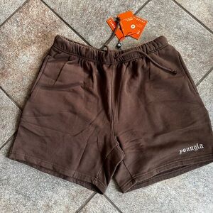 YoungLA Men's Brown Shorts Medium